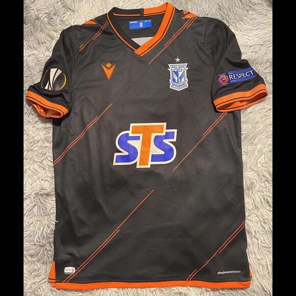LECH POZNAŃ 21/22 3rd kit Match Worn/Issue Jersey SYKORA #8 Europa League Poland - Picture 1 of 8